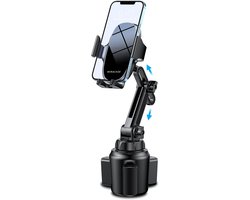 Thijox - Miracase Drankhouder Mobiele Telefoonhouder met Geüpgraded Instelbare Lange Hals - Universele Handenvrije Auto Houder - Geschikt voor Alle Mo