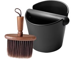 LISM-Koffiedikreservoir met afneembare tapstang, antislipvoet, espressoafvalbak en een schoonmaakborstel Geschikt voor het werkblad.