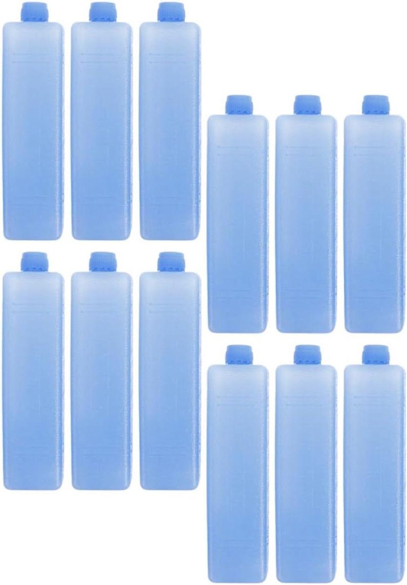 Koelelementen Set - IJskristal Boxen - Vers Houden - Herbruikbaar Ontwerp - 12 Stuks - Blauw