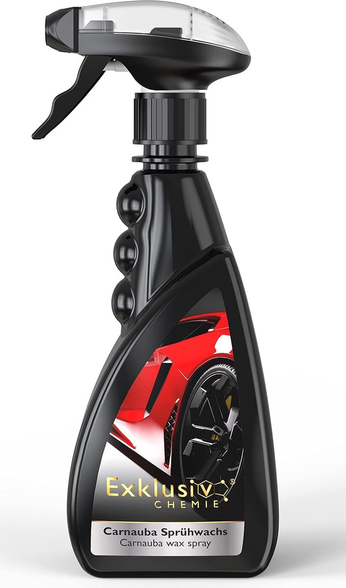 SnelShoppen - Carnauba Spray Wax 500ml | Auto Polijstmiddel voor Glans en Bescherming | Hoogglans Autowax | Keramische Sealer | Snelle Bescherming teg