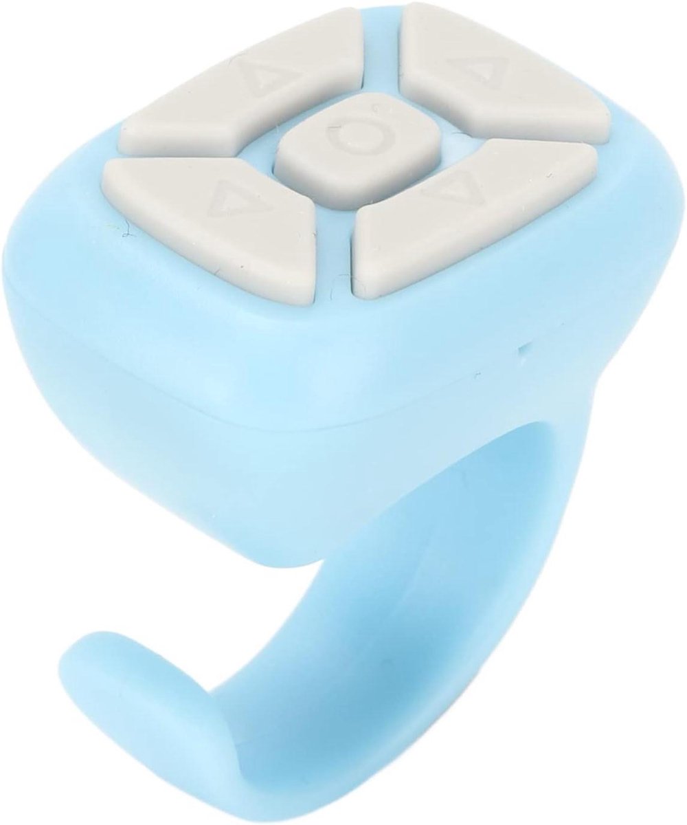 Mobiele Sluiter - Afstandsbediening Ring - Telefoon Bediening - Vrije Handen - 10 Meter - Blauw