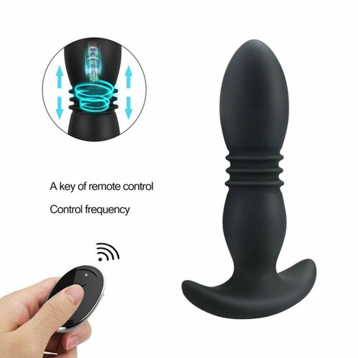 Mannelijke prostaatmassager, dildo, anale buttplug, anusvibrator, volwassen speelgoed voor mannen