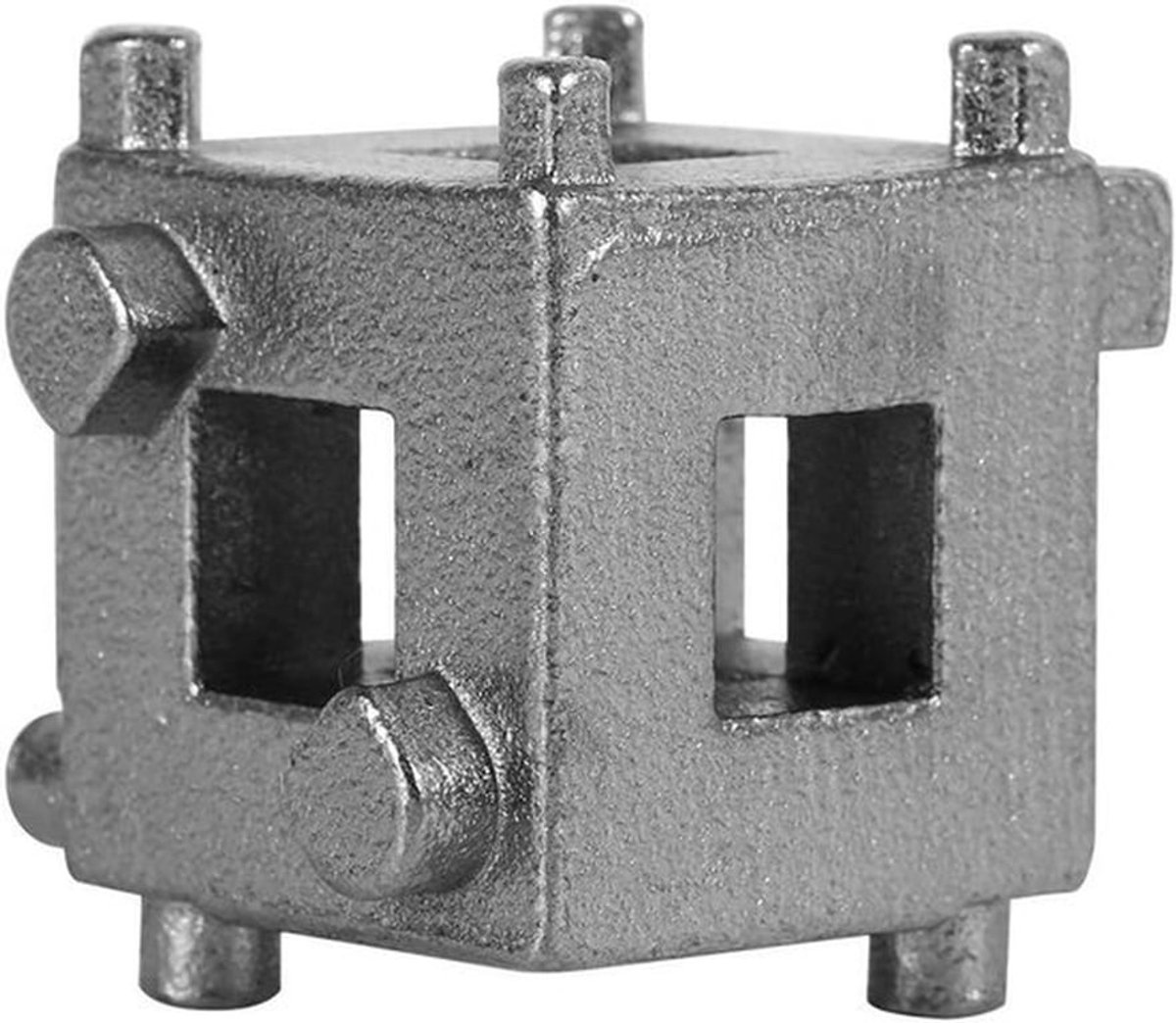 Schijfrem zuigerverdeler gereedschapsverwijderaar - Universeel - Achteraandrijving - Remklauw wind terug - kalliper adapter - Zilver - Geschikt voor voertuig - 3/8 inch - Achterraam - Achterdeur