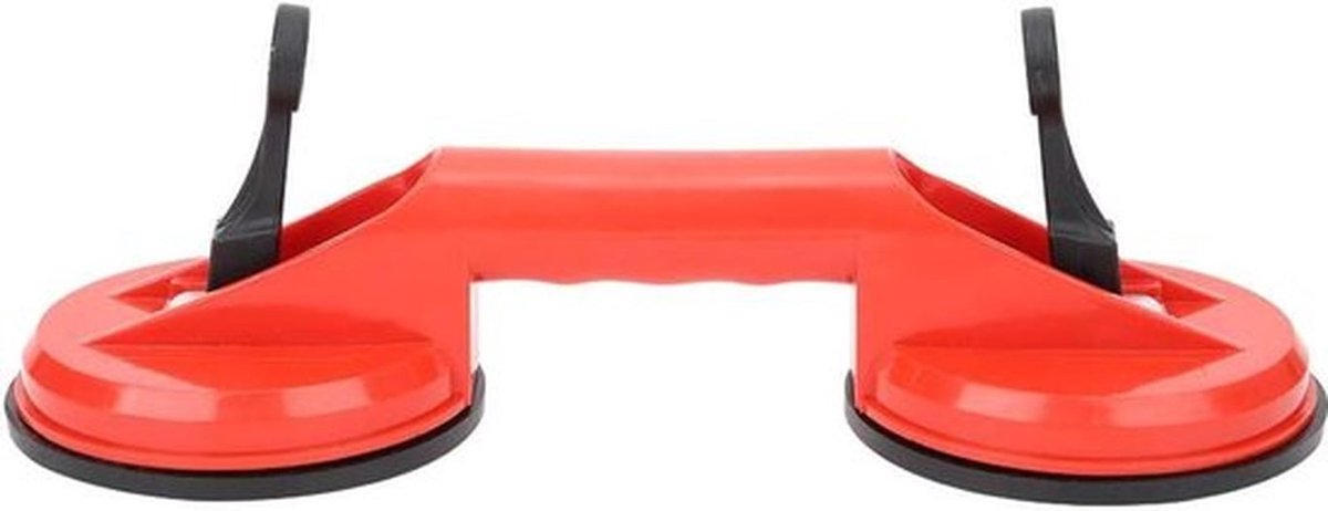 Zuignappen voor glas en tegels met dubbele kop, krachtige trekkracht van 60 kg, 30 cm lang.