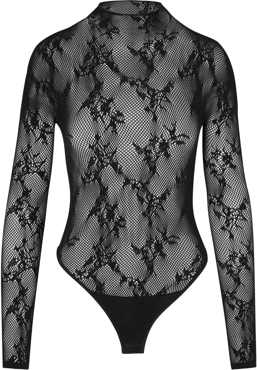Hunkemöller All Over Lace Body Zwart