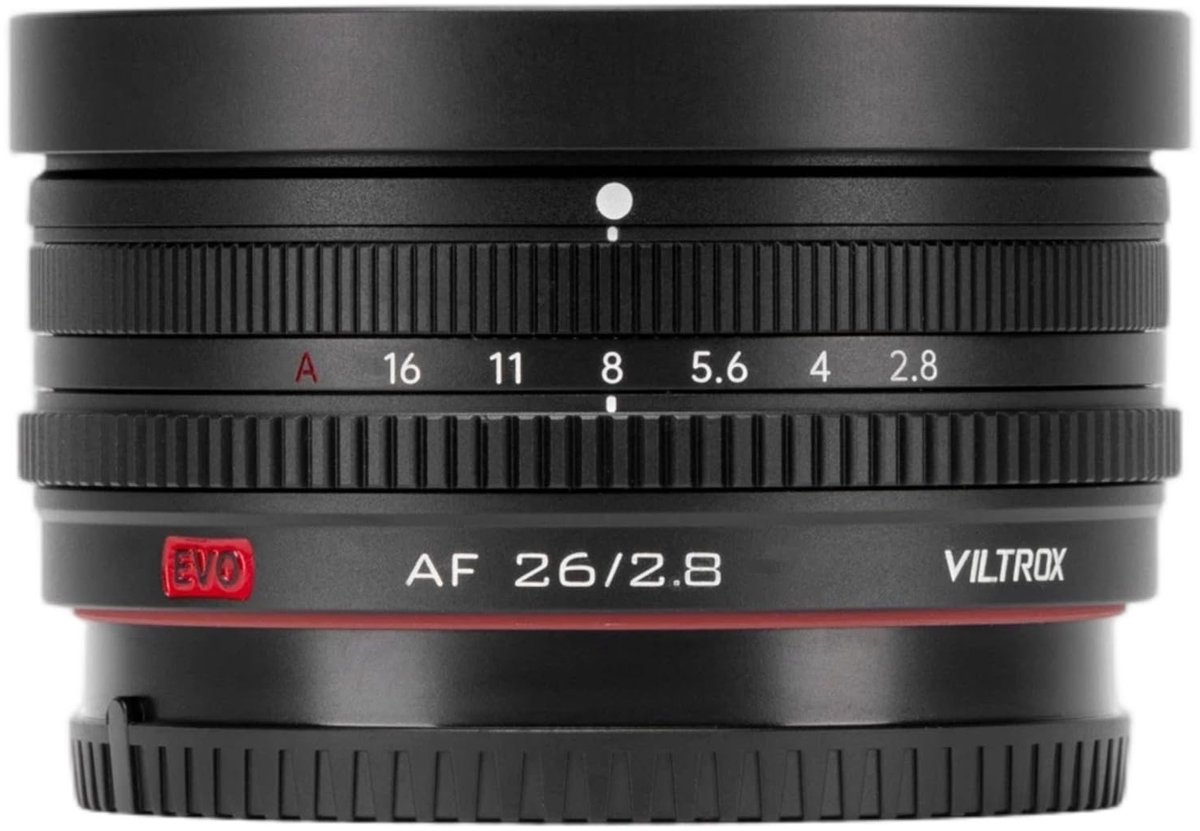 Solidchoice - Ultra Slim 26mm f/2.8 Auto Focus Pancake Lens voor Full Frame