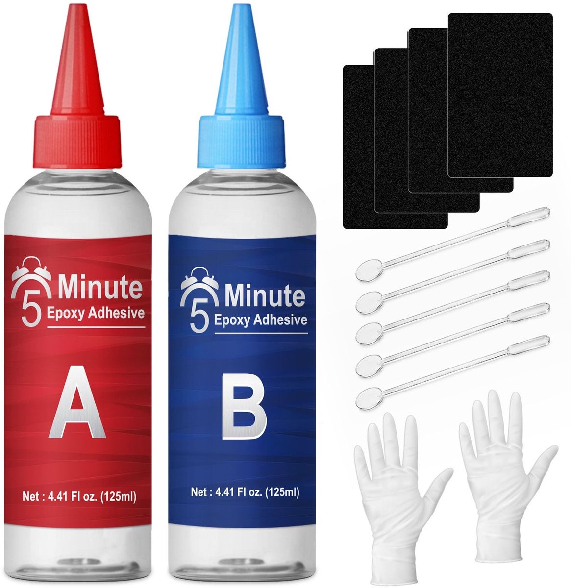 Solidchoice - 250 ml 5 Minuten Epoxylijm met Accessoires