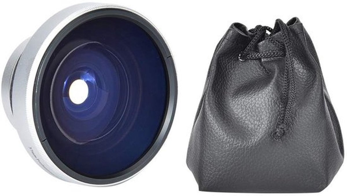 Fisheye-lens 37 Mm 0.25X - Extra Lens - Sterke Toepasbaarheid - Voor 37 Mm Kaliber - Klantgerichte Service - Veelzijdig Assortiment - Camera Lens