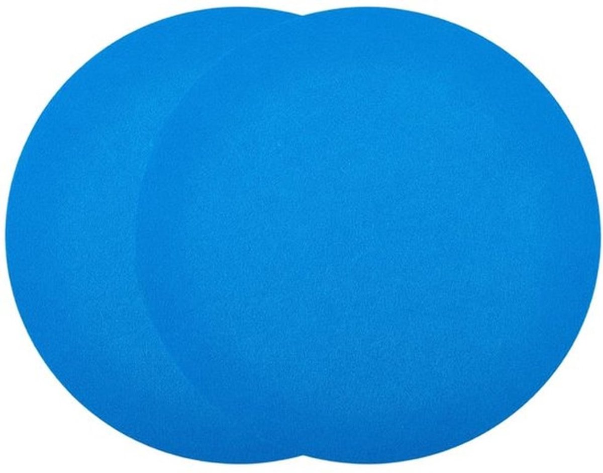 - Vilt Platen - Antislip - 30 cm - Blauw - Platenspeler - Antistatisch - Geschikt voor Vinyl - Kleur Blauw
