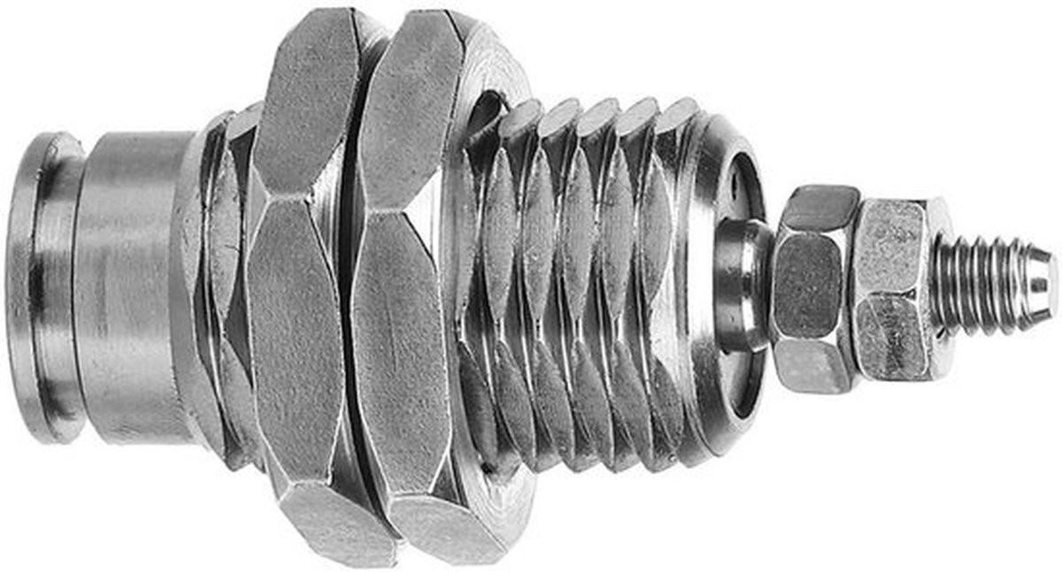 Luchtcilinder Professioneel Ontwerp - Mini-Cilinder - Enkelwerkend - Buitendraad - 6/10/15 mm Boring - 0,2/0,15~0,7 Mpa - Persluchtcilinder