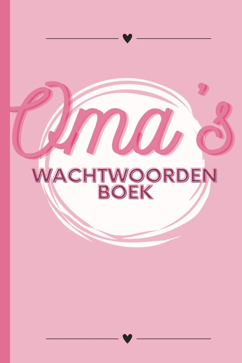 Wachtwoordenboekje - Wit - A5 Formaat - Met Grote Letters en Notitieruimte - Voor Senioren