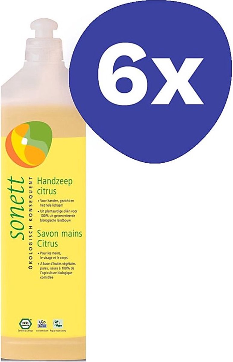 Sonett Handzeep - Citroen (6x 1L)