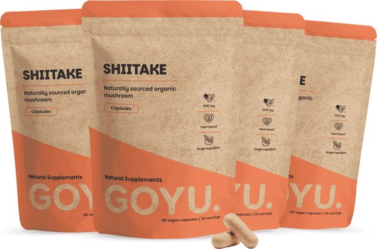 GOYU® - Shiitake Capsules 500 mg Biologisch Multipack 240