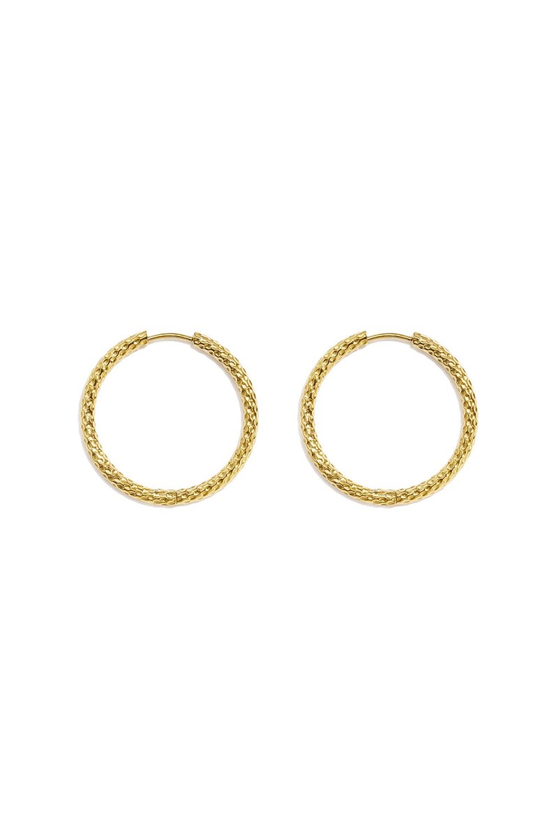 Lola - Hoops - Stainless Steel - - Zilver