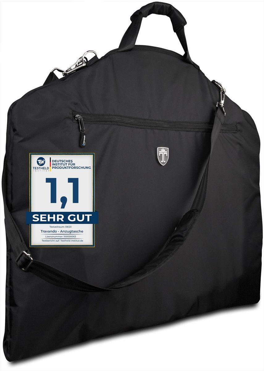 Famanu – Pakzak met 15" laptopvak en schouderriem, ideaal voor zakelijk reizen en transport