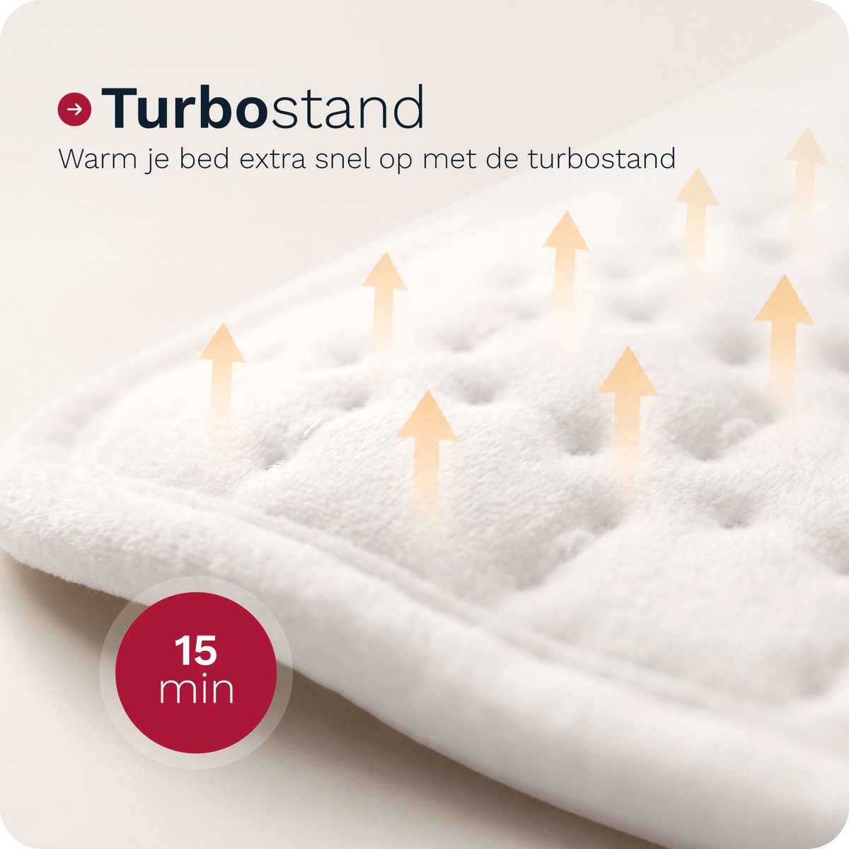 Inventum HN197V elektrische onderdeken 160x80 cm - 1 persoons - Warmtedeken - 9 warmtestanden - Aparte voetzone - Anti-allergie - Antibacterieel - Turbostand - Fleece - Wit – foto 7