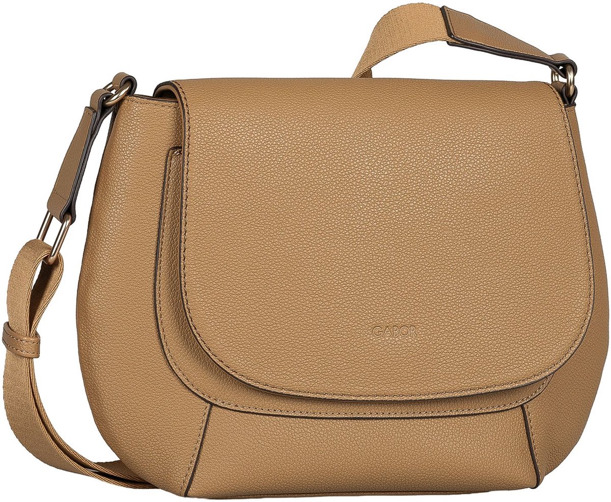 Gabor schoudertas Adira Saddle Bag Camel Lichtbruin