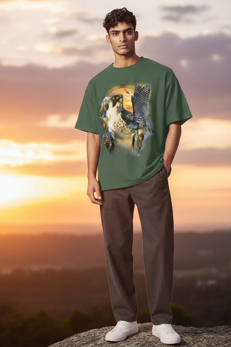 Valk Falcon Sun The Coloured House T-shirt 3XL