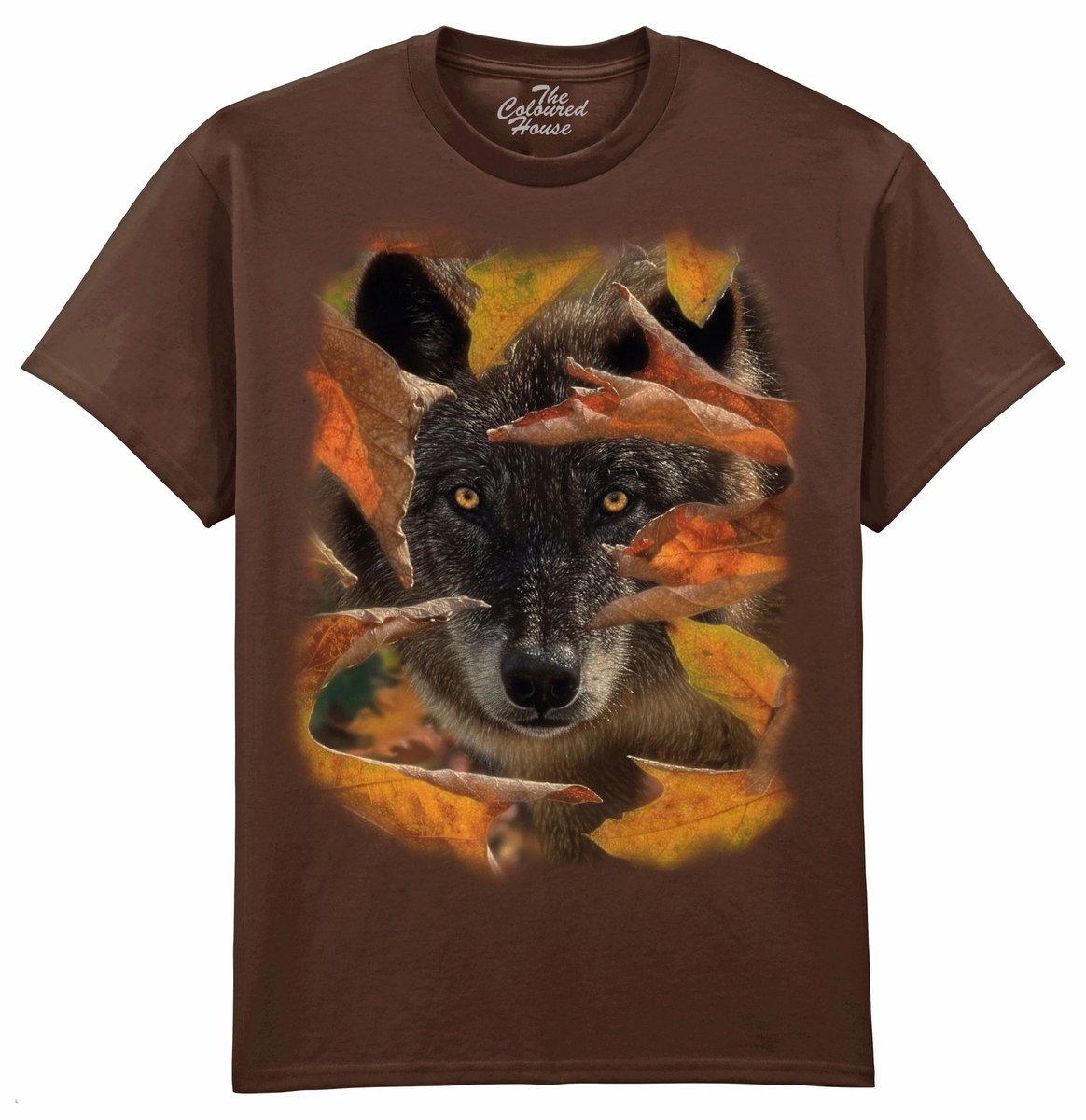 Autumn Black Wolf The Coloured House T-shirt L