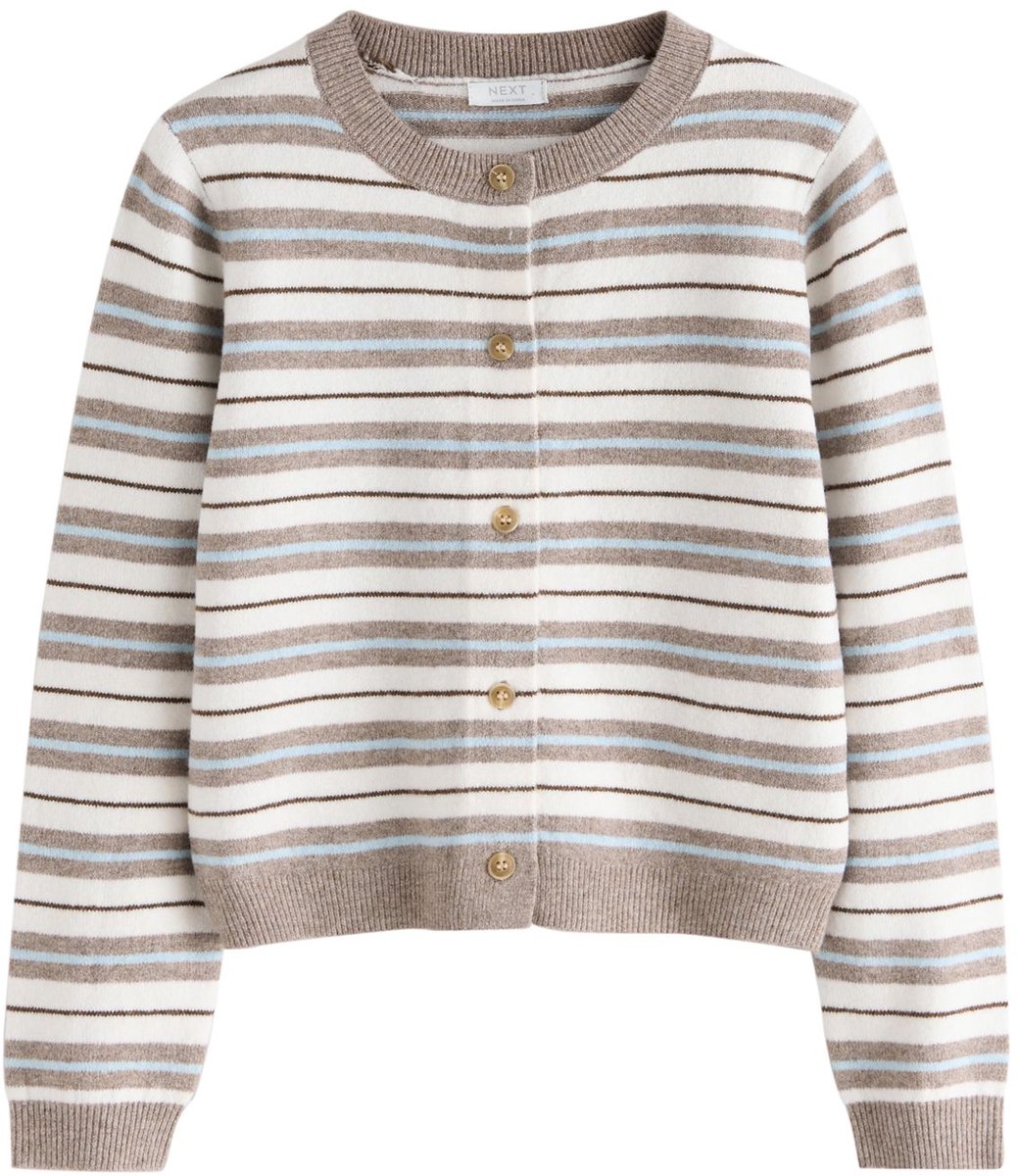 Next - Meisjes - Gebreid vest - Bruin
