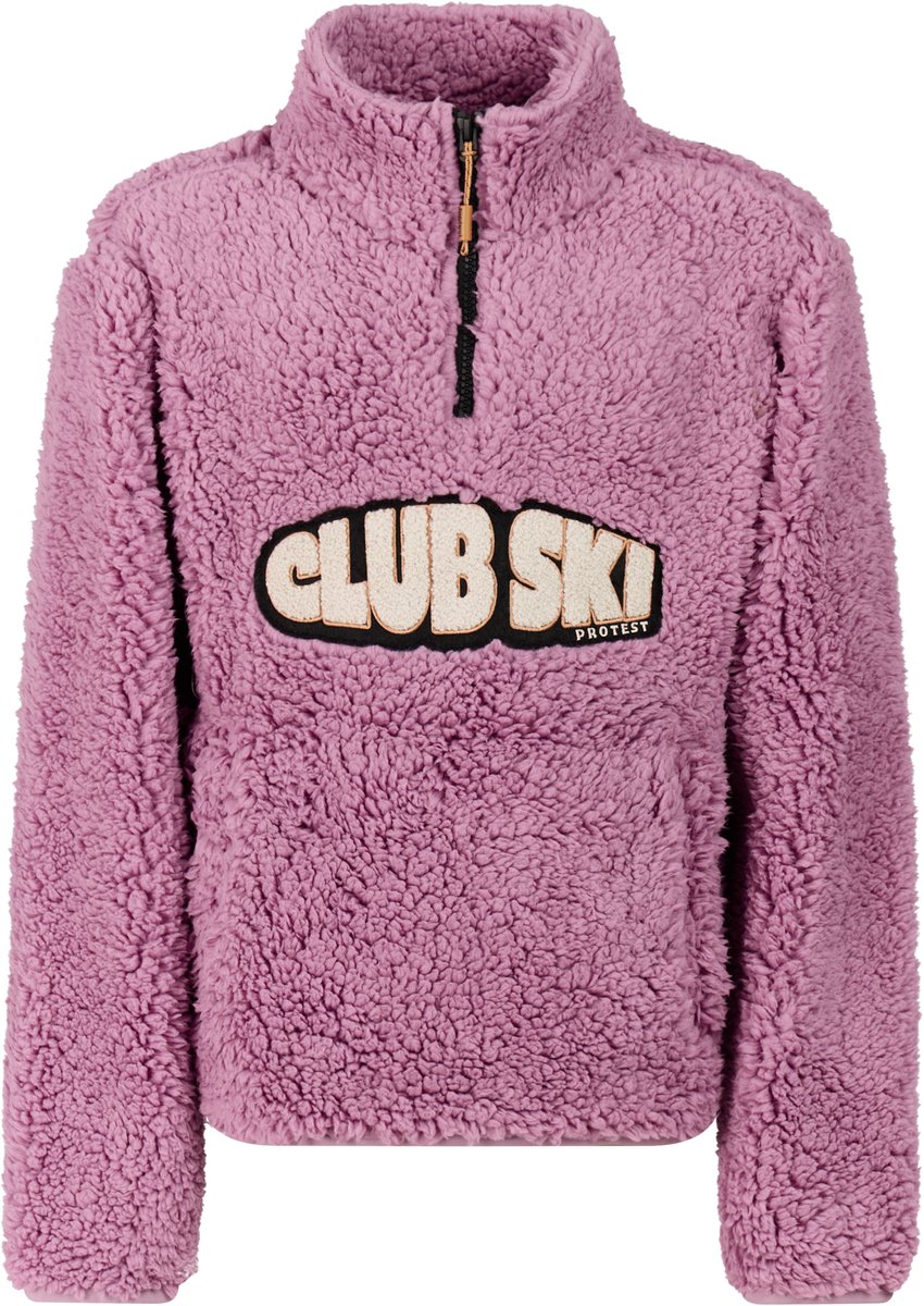 Protest PRTKatinka Trui Meisjes Outdoor Teddy 1/4 rits Valerianlilac