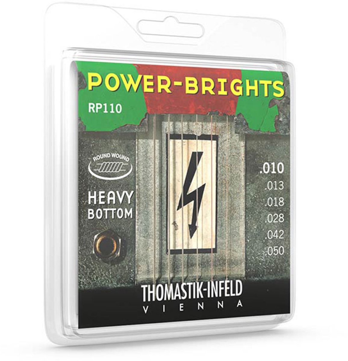 Thomastik RP-110 Power Brights Magnecore Elektrische Gitaarsnaren (10-50) Medium Light