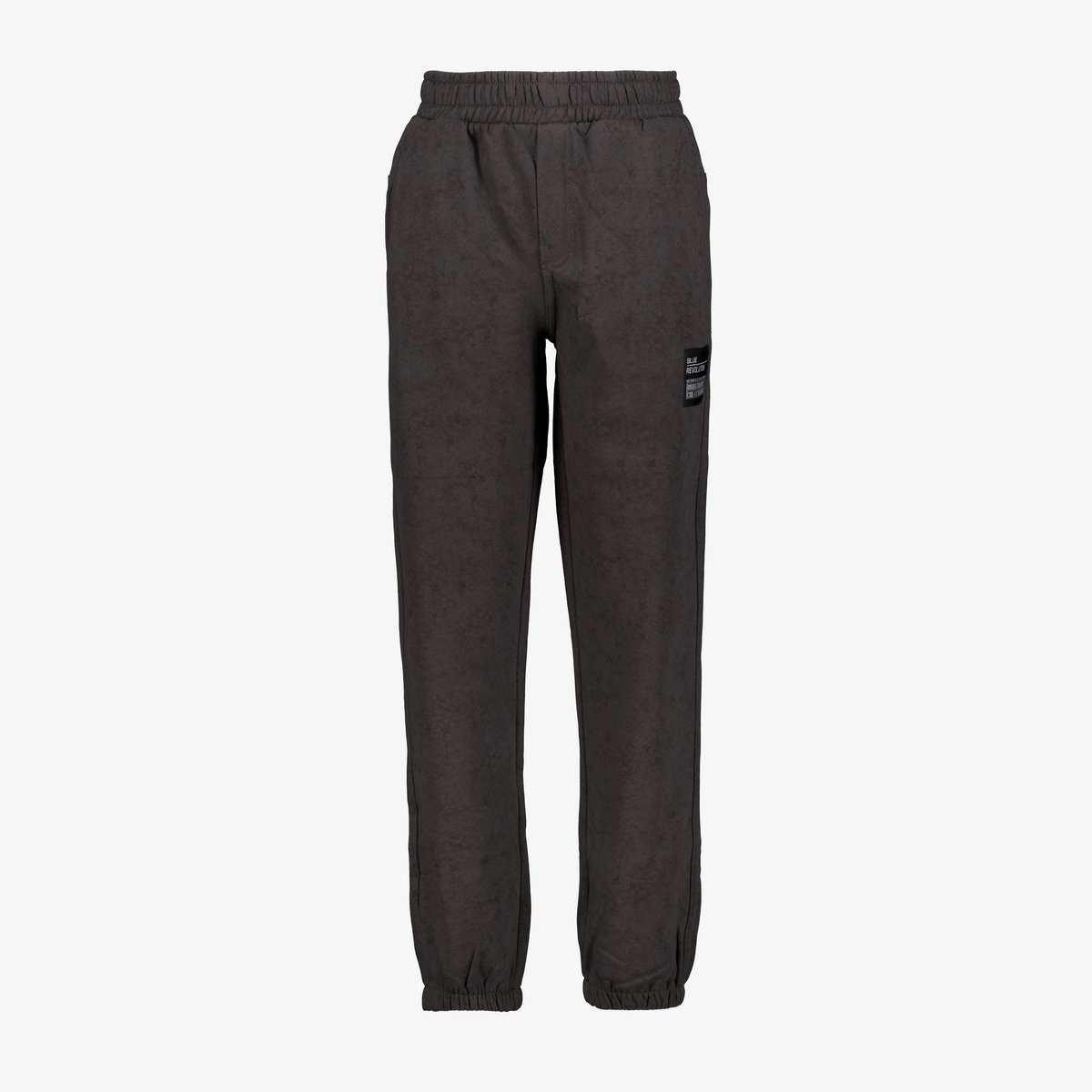 Unsigned jongens acid wash joggingbroek zwart - Maat 170 - Sweatpants