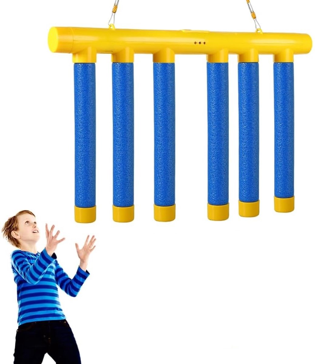 Reflex Drop Sticks Uitdagingsspel – Trainingsspeelgoed voor hand-oogcoördinatie – Geüpgradede versie met afstandsbediening en 3 instelbare snelheden