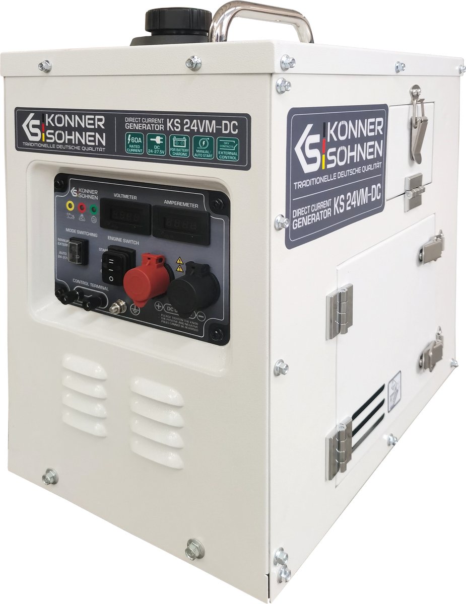 Gelijkstroomgenerator Könner & Söhnen KS 24VM-DC - 24-27,5V - 60A acculader