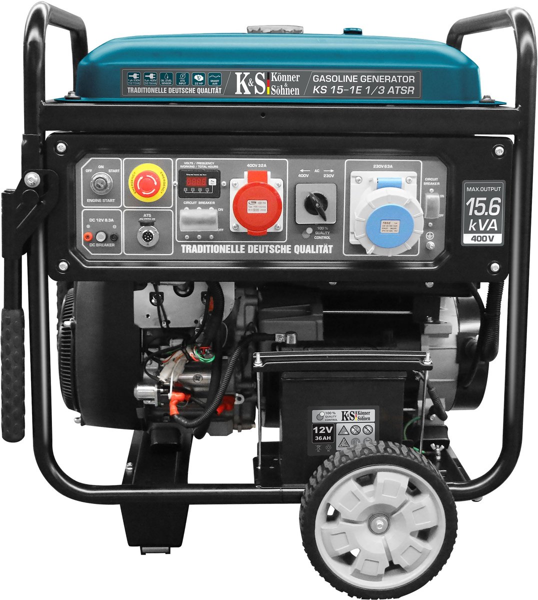 Benzininis generatorius Könner & Söhnen KS 15-1E ATSR
