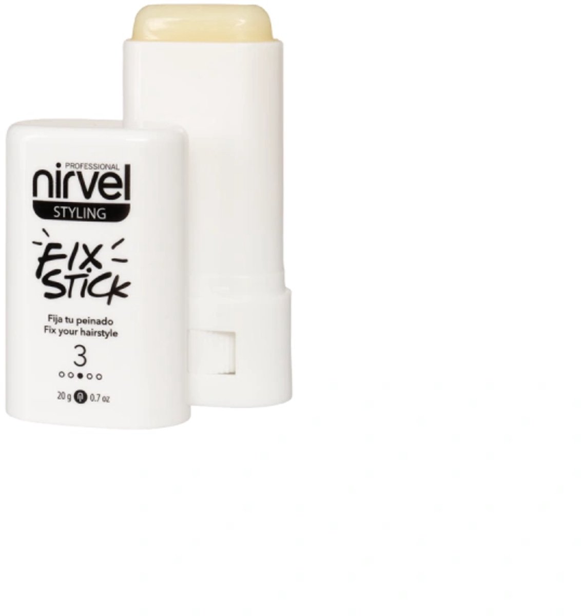 Nirvel Fix Stick (Fix Your Hairstyle) / Lichte stylingwax in stickvorm, 20 g