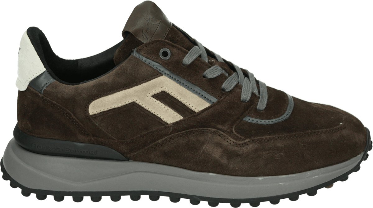 Floris van Bommel - NOPPI 29.70 - Lage sneakersVrije tijdsschoenenHeren sneakers - Kleur: Bruin - Maat: 42
