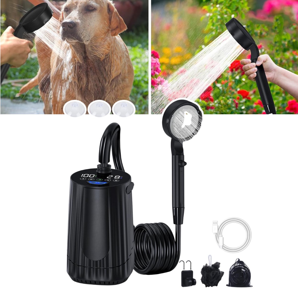 CRLYN® Campingdouche – Douchezak – Buitendouche
