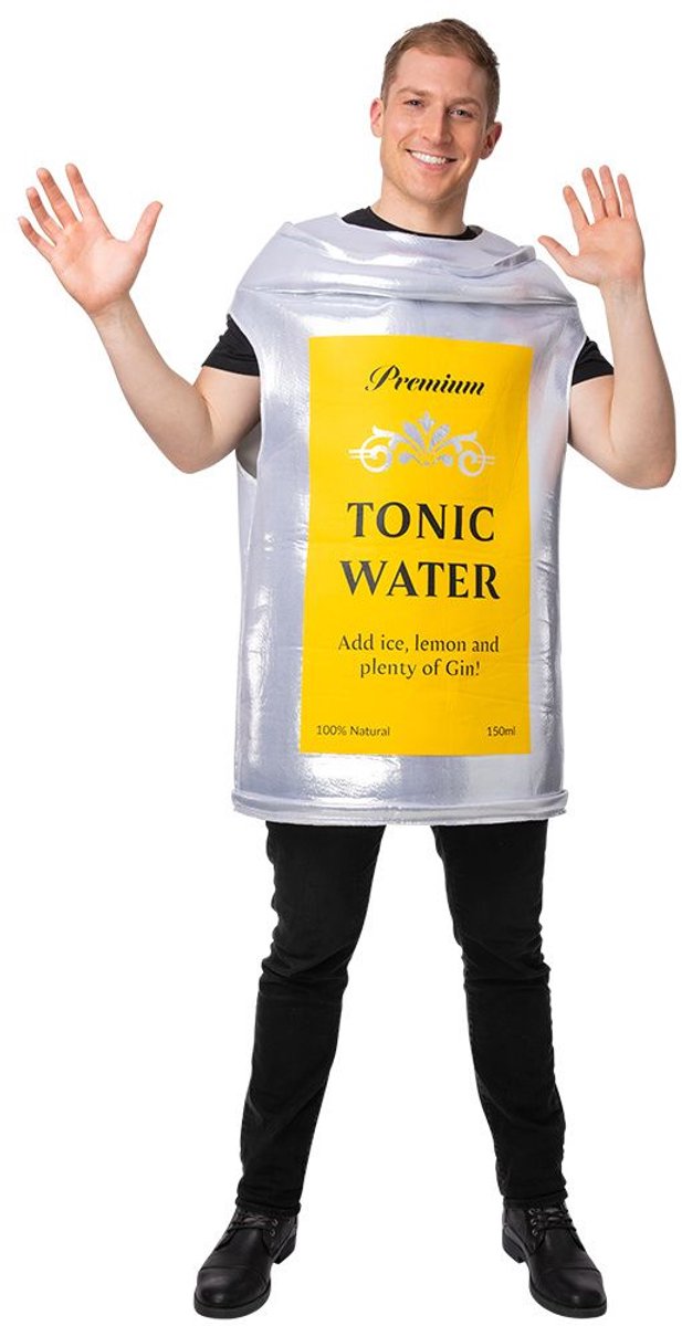 Grappig tonic fles kostuum