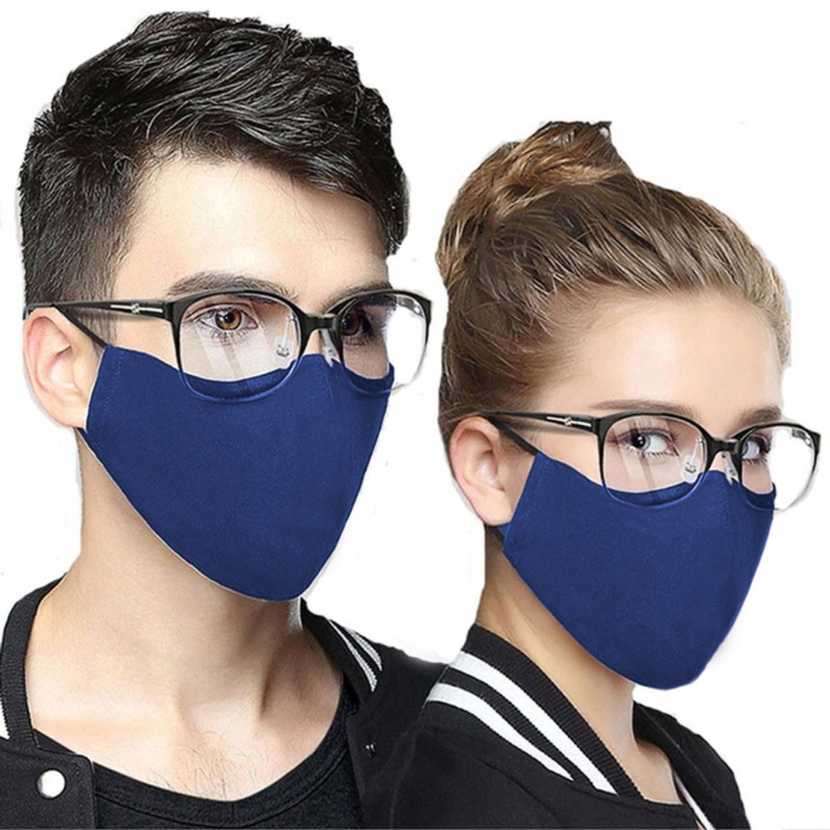 Profielmasker voor Gezicht - 2-Laags Katoen, Herbruikbaar