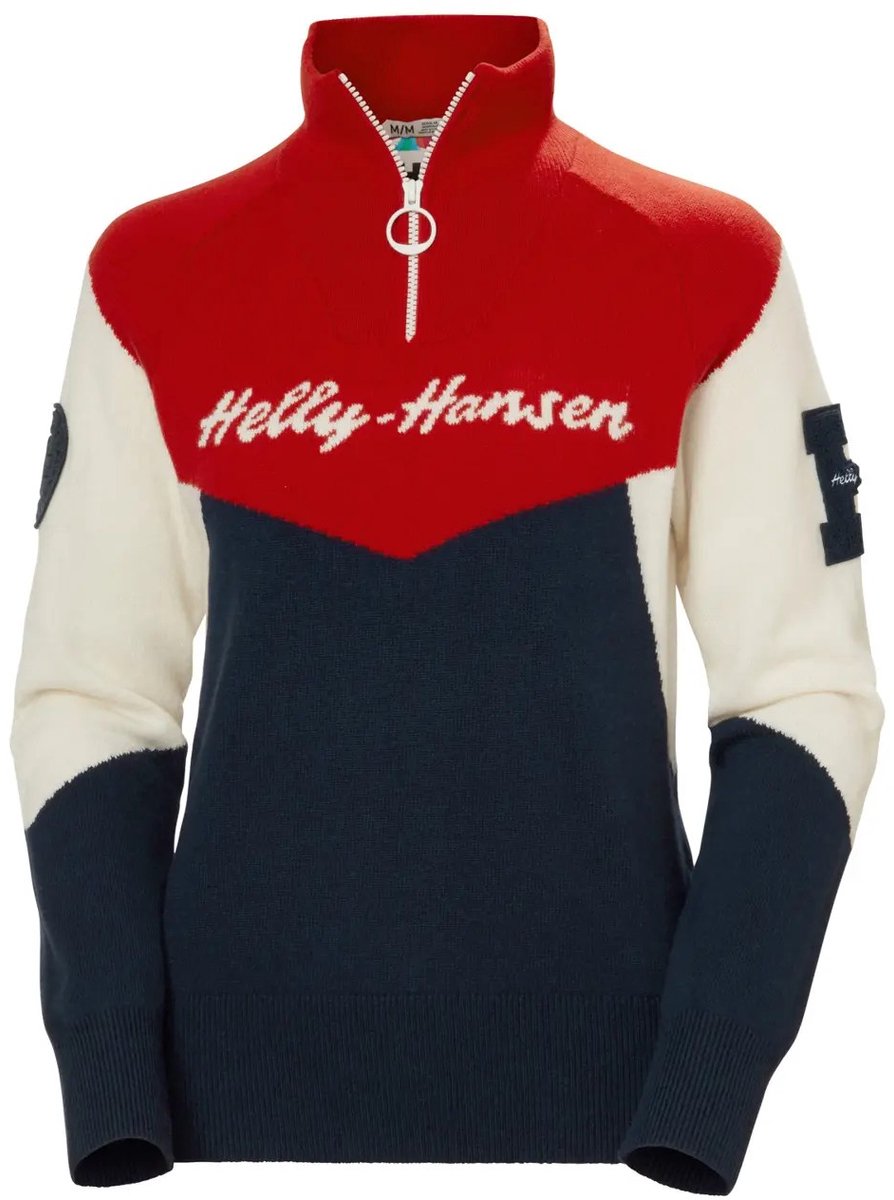 HELLY HANSEN W Apres Knitted Sweater Trui Blauw