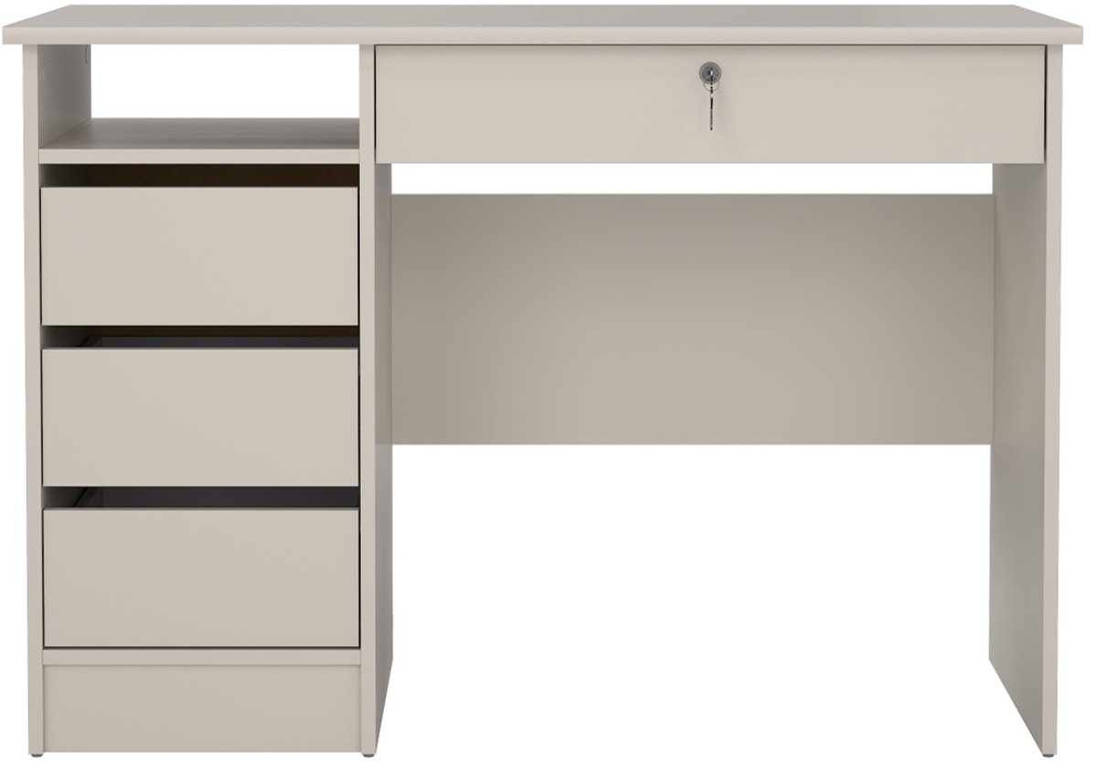 Giga Living Bureau met Lades Beige - 109x49x75,5cm - Bureau Function Plus - Giga Living