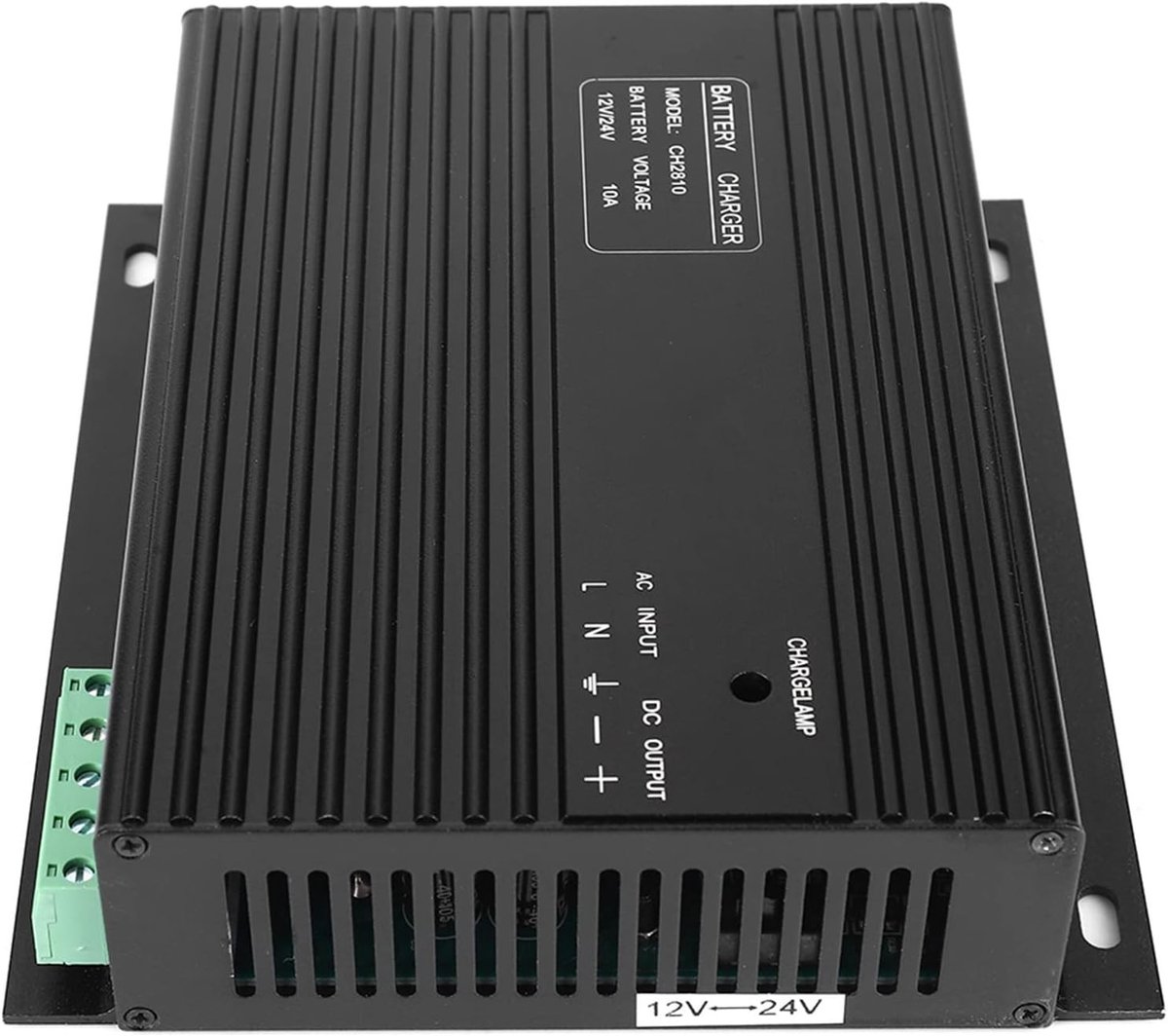 Batterijlader - Geschikt voor 12V en 24V Batterijen - Laadstroom 10A - Voor Generatoren en Accu's