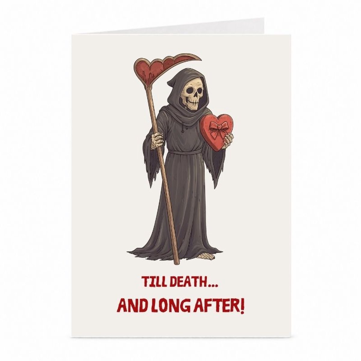 Magere Hein - Valentijnskaart - JustTheCardGuy - A6 met envelop