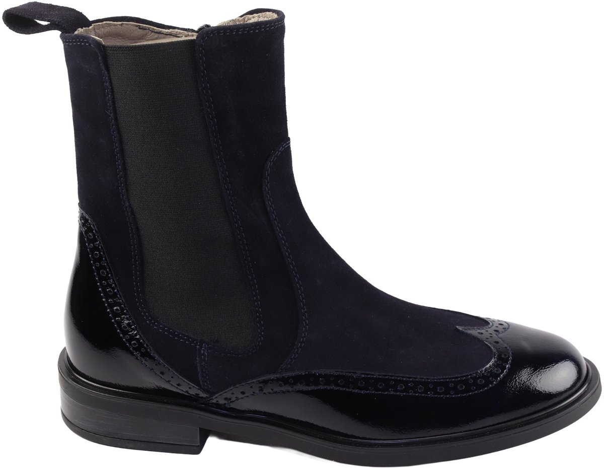 DL Sport - 6827 - Enkellaarzen Vrouwen - donker blauw - 38