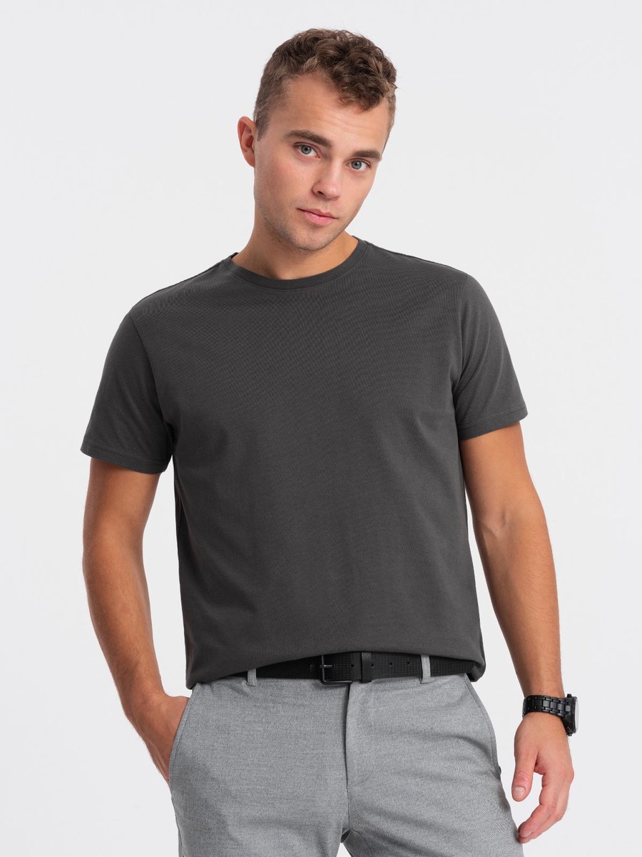 Ombre - Flag - T-Shirt Heren - Antraciet - Modaitalia