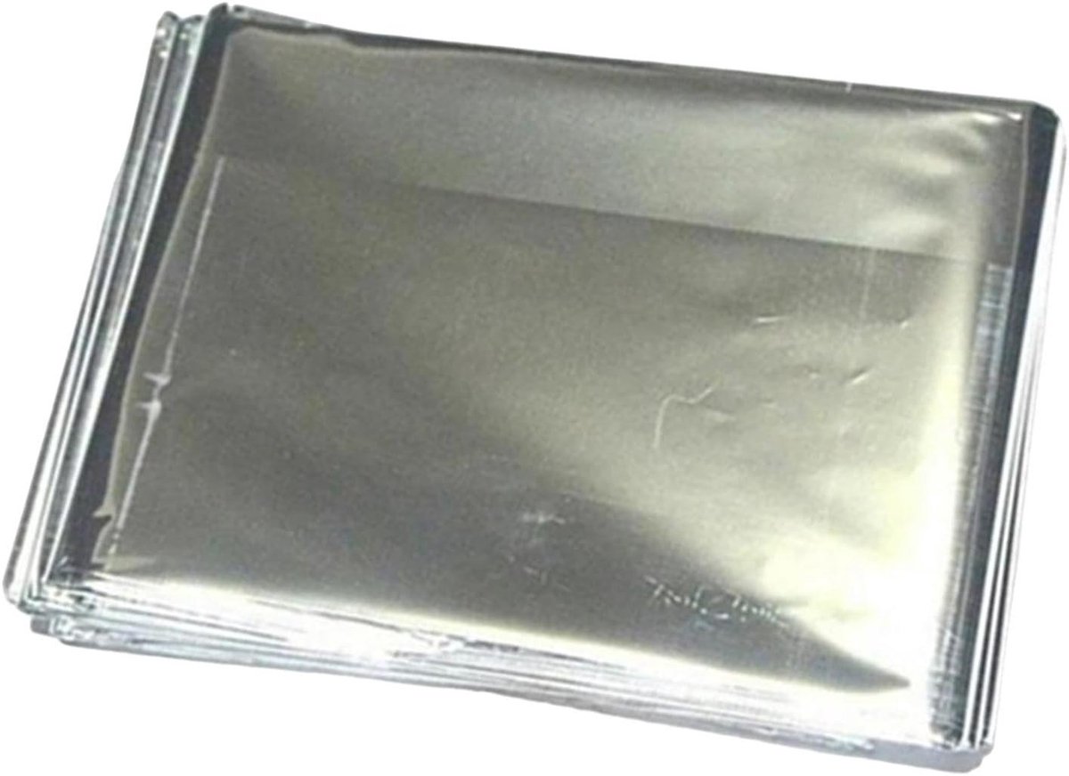 Survivaldeken Thermisch - Nooddeken Lichtgewicht - Buitenactiviteiten Kamperen - Water- en winddicht - 160 x 210 cm - Zilver