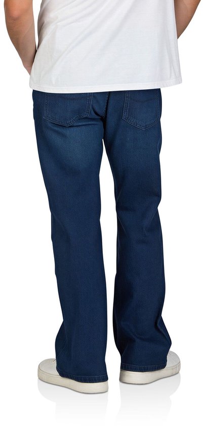 DENIMFY Heren Jeans Broeken DFAdam bootcut Fit Blauw Volwassenen Denim Jeansbroek Spijkerbroek heren