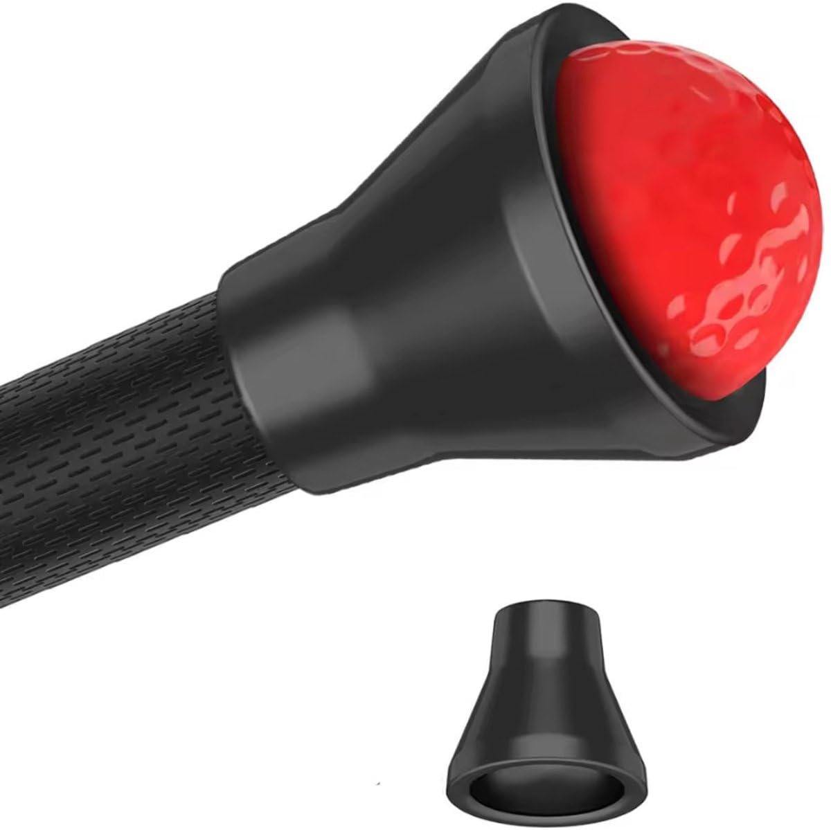 Okado Golfbal Pick-up Zuignap voor Putter – Rubber – Zwart