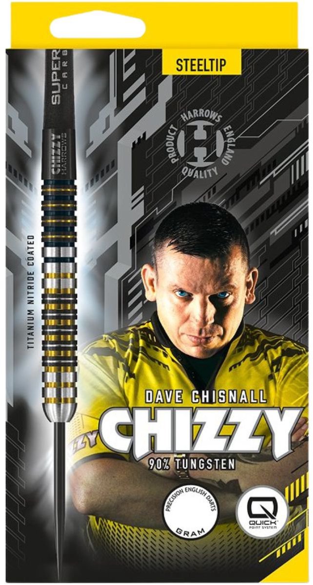 Chizzy 90% Tungsten 22Gr Quick Point -Harrows Darts van Chizzy — afbeelding 2