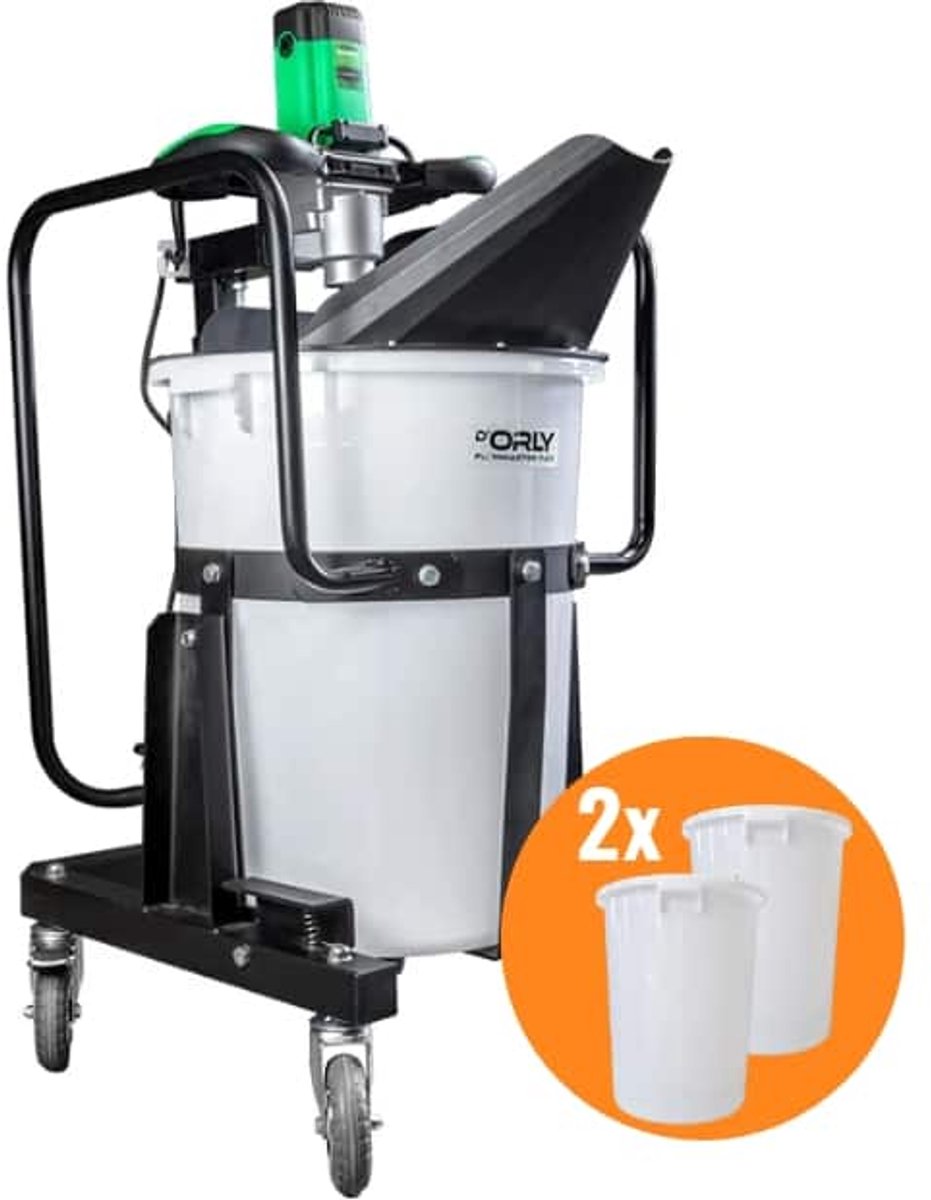 D'Orly FLOWMASTER Kuipmixer Mengstation met Mixer 1900W 100L + 2x BUCKET EXTRA