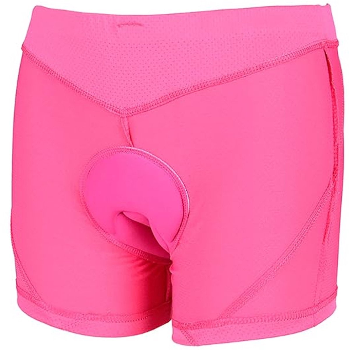 Fietsonderbroek Dames met 3D Zeem – Comfortabele Fiets Onderbroek – Ademend Fietsondergoed – Gel Zeem – MTB, Racefiets, E-bike & Spinning – Roze – Maat S