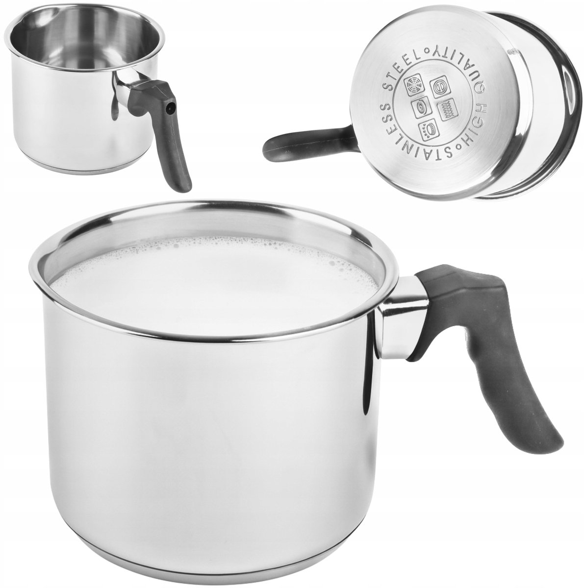 Karl Hausmann Melkpan RVS 1L - Inductie & Gas