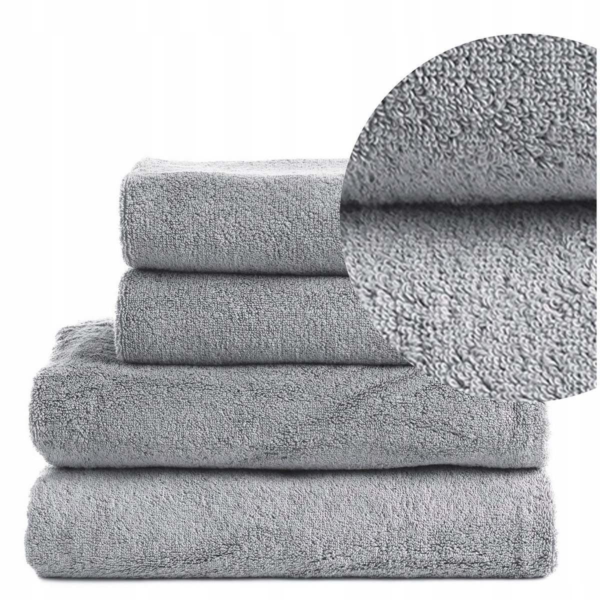 Luxe Katoenen Handdoekenset: 4 Stuks (2x 70x140, 2x 50x100)