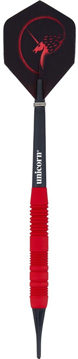 Unicorn Core Plus Rubberised Red - Soft Tip Darts van Unicorn — afbeelding 5